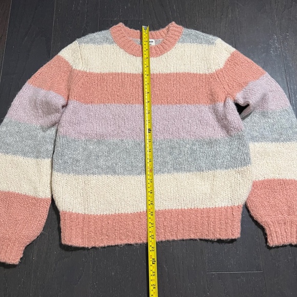 Aritzia Sunday Best Lennie Striped Ice Cream Sweater Size small - Picture 4 of 6
